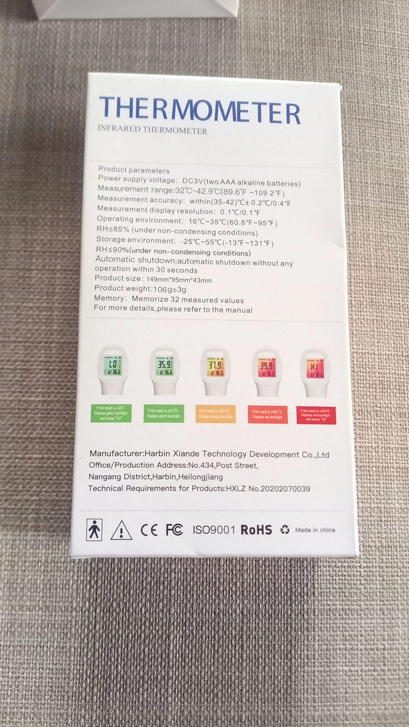 Thermomètre numérique – photo 2